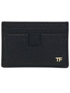 So Caramel Busan Logo Card Wallet YM232LCL081G - TOM FORD - BALAAN 1