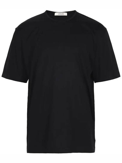 Relaxed Short Sleeve T-Shirt Black - LEMAIRE - BALAAN 2