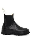 Les Pavane Leather Chelsea Boots Black - JACQUEMUS - BALAAN 2