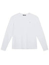 Ade Logo Long Sleeve T-Shirt White - J.LINDEBERG - BALAAN 2