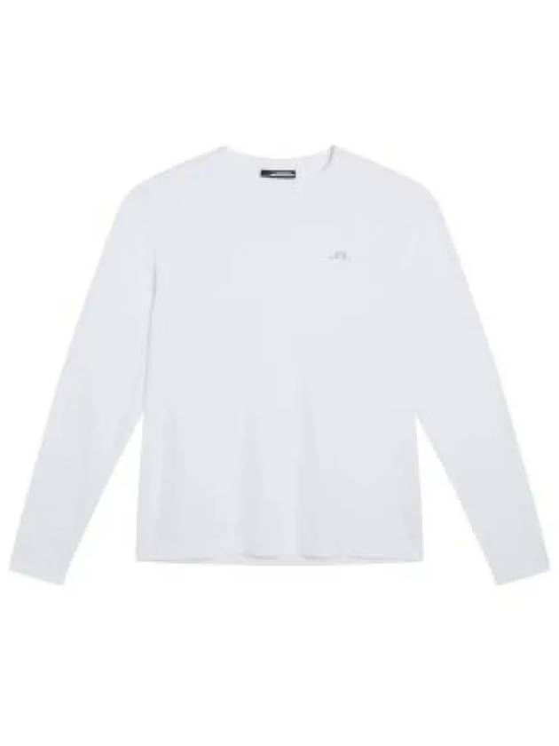 Ade Logo Long Sleeve T-Shirt White - J.LINDEBERG - BALAAN 2