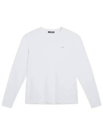 Ade Logo Long Sleeve T-Shirt White - J.LINDEBERG - BALAAN 2