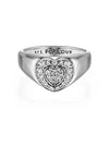 Radiant Heart Pave Signet Ring Sterling Silver - PANDORA - BALAAN 2