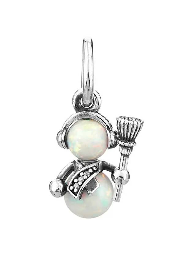 Opalescent Snow Man Dangle Charm Silver - PANDORA - BALAAN 3