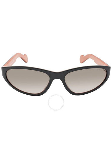 Moncler Smoke Gradient Mask Ladies Sunglasses ML0115 005 59 - MONCLER - BALAAN 1