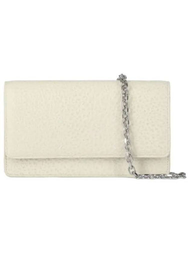 Medium Stitch Grain Chain Wallet Gray - MAISON MARGIELA - BALAAN 1