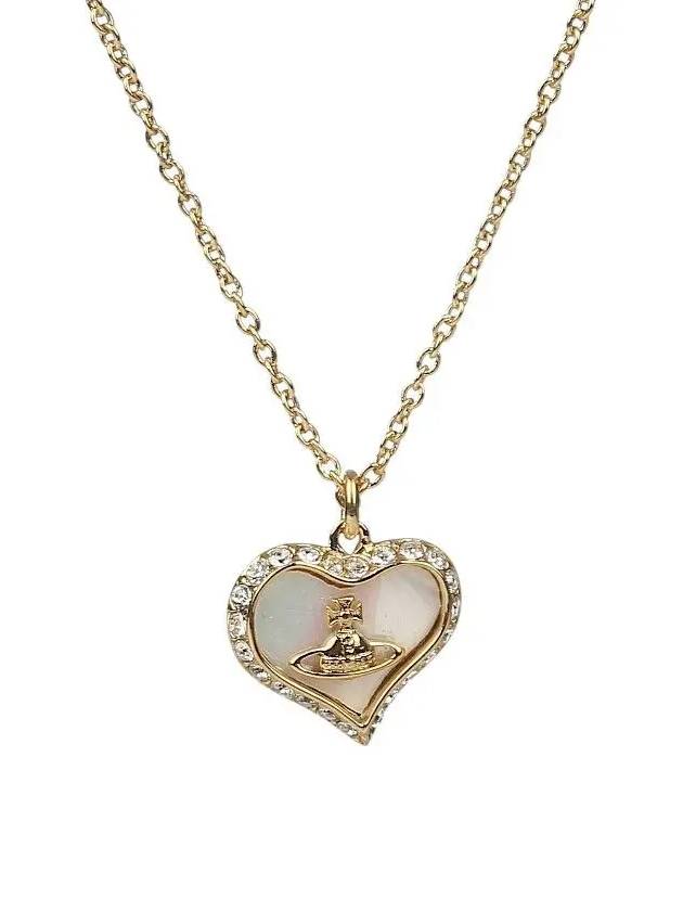 Petra Heart Logo Necklace Gold - VIVIENNE WESTWOOD - BALAAN 2