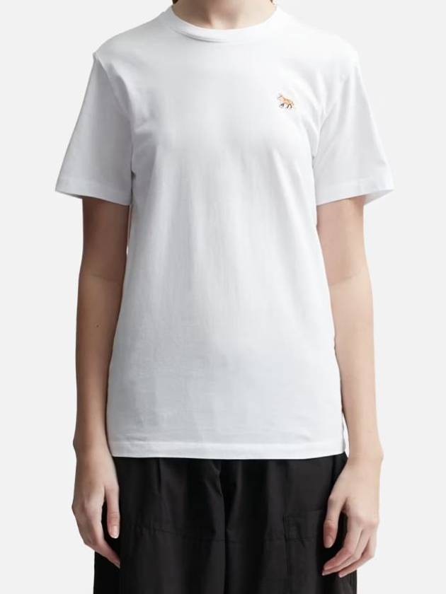 Baby Fox Regular Fit Short Sleeve T Shirt White Women s - MAISON KITSUNE - BALAAN 3