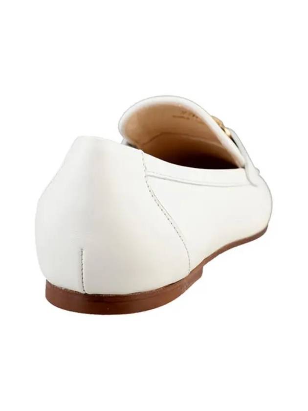 T Timeless Leather Loafers White - TOD'S - BALAAN 3