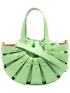 Shell Cut-out Tote Bag Pistachio - BOTTEGA VENETA - BALAAN 2