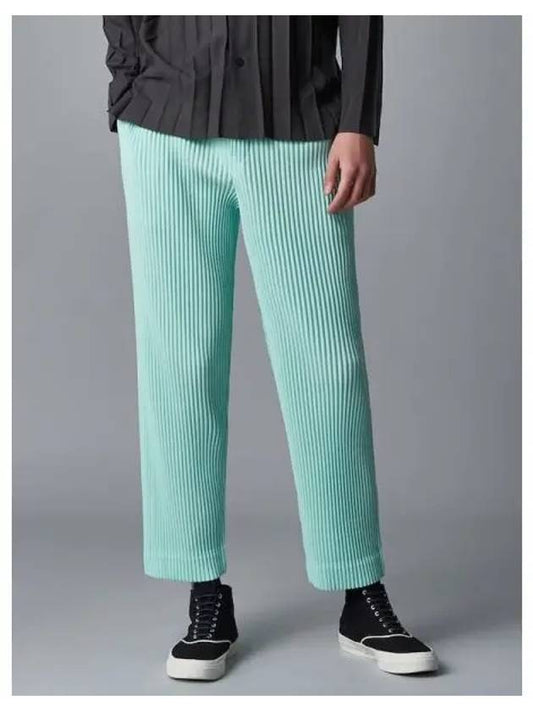 Straight fit pants mint green domestic product GM0023122845029 - ISSEY MIYAKE - BALAAN 1