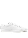 Signature Court Classic Leather Low Top Sneakers Off White - SAINT LAURENT - BALAAN 2