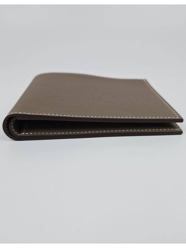 Citizen Twill Compact Card Wallet Brown - HERMES - BALAAN 9