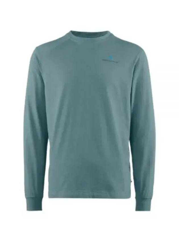 Root Logo LS Tee Man Frost Green 10422 537 - KLATTERMUSEN - BALAAN 1