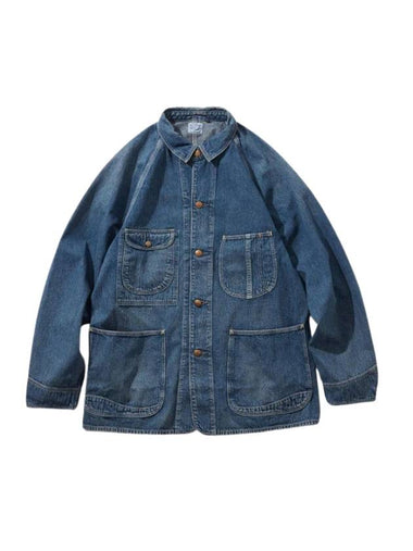 Coverall Denim Jacket Used Wash - ORSLOW - BALAAN 1