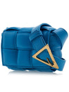 Candy Cassette Padded Mini Cross Bag Blue - BOTTEGA VENETA - BALAAN 3