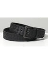 Intrecciato Leather Belt Black - BOTTEGA VENETA - BALAAN 2