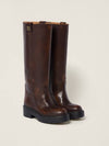 Boots 5W971D3KY8F0038 AI23 BROWN - MIU MIU - BALAAN 2