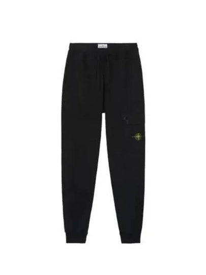 Compass Badge Panel Track Pants Black - STONE ISLAND - BALAAN 2