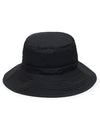 Tech Logo Patch Bucket Hat Black - GANNI - BALAAN 4