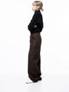 For Women W243PT02NY Non fade Standard Straight Denim Pants Brown - CHANCE'S NOI - BALAAN 2