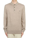 Men's Collar Long Sleeve TShirt MK005D STONE TAUPE MARL - ALLSAINTS - BALAAN 1