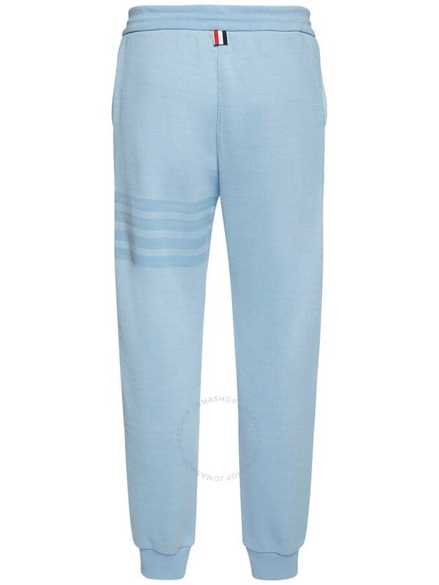 4 Bar Stripe Track Pants Light Blue - THOM BROWNE - BALAAN 3