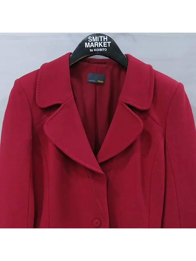 Smith Market used luxury goods red jacket women s clothing - FENDI - BALAAN 2