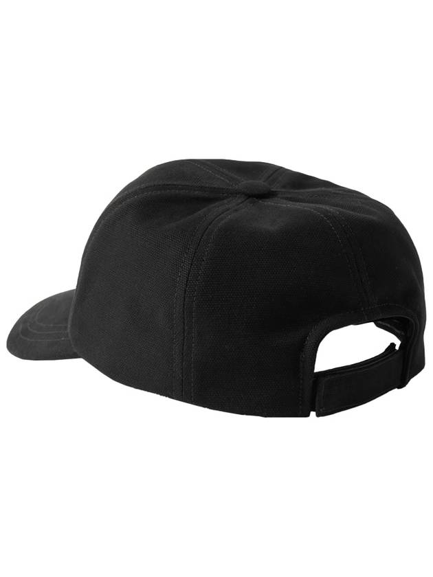 Tyron Logo Cotton Ball Cap Black - ISABEL MARANT - BALAAN 5