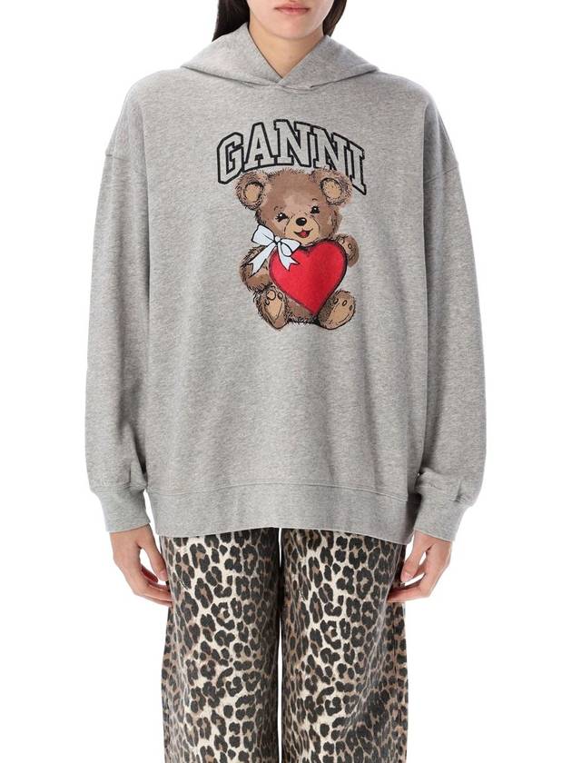 Ganni Bear Hoodie - GANNI - BALAAN 1