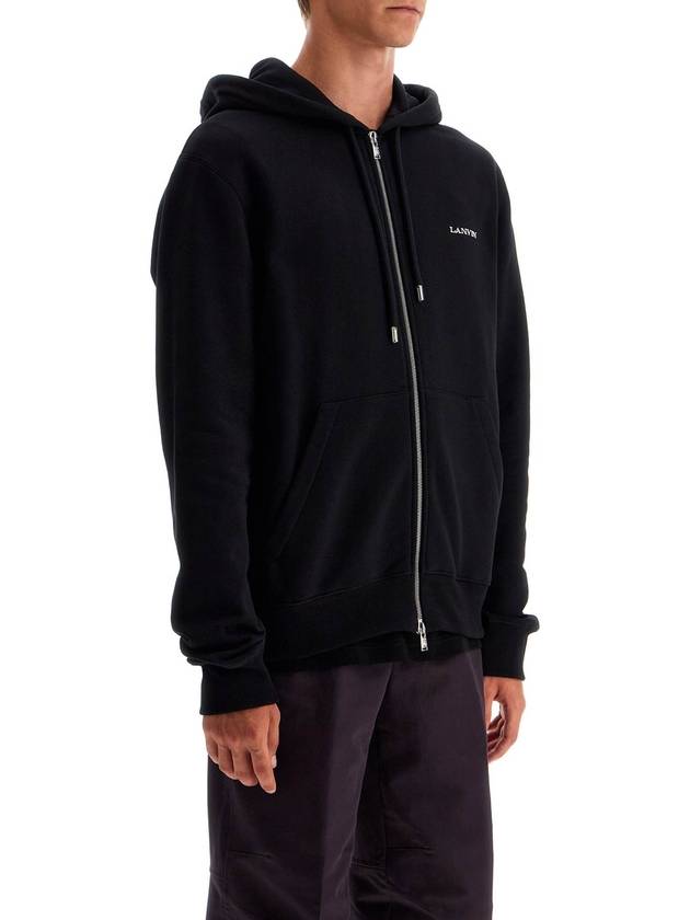 hooded sweatshirt with zipper - LANVIN - BALAAN 2