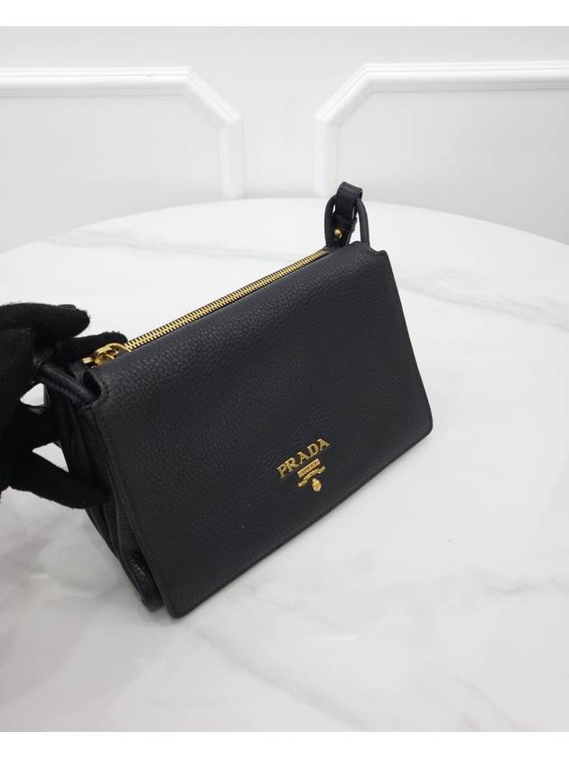 Vitello Dyna leather cross bag - PRADA - BALAAN 3