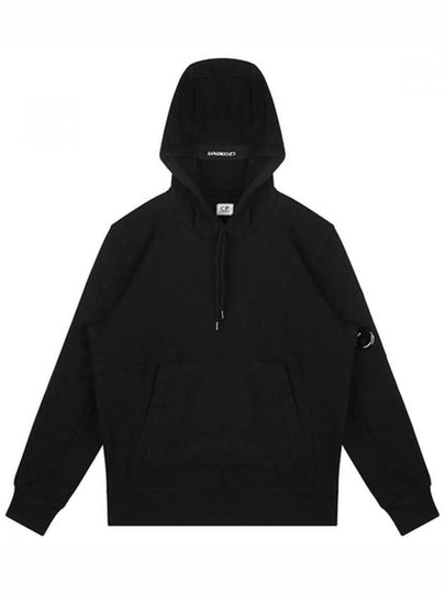 Chenille Cotton Hooded Knit Top Black - CP COMPANY - BALAAN 2