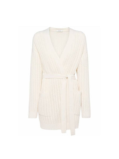 Balzac Wool Cardigan White - MAX MARA - BALAAN 1