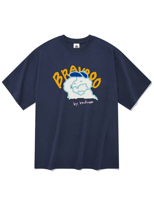 Bravo short sleeve t shirt navy - RADINEO - BALAAN 1