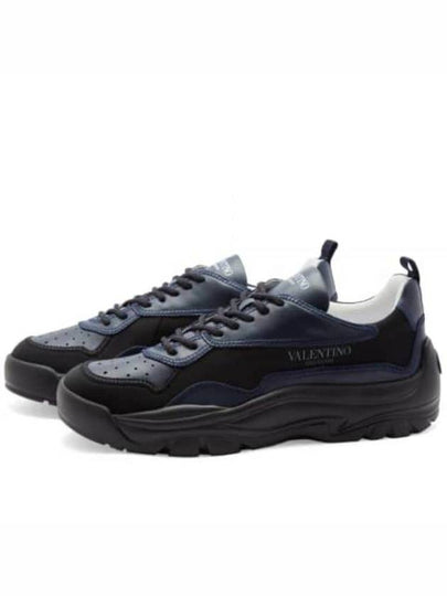 Gumboy Low-Top Sneakers Navy - VALENTINO - BALAAN 2