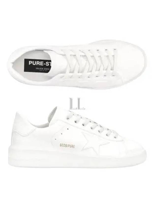 Purestar Lace-Up Low-Top Sneakers White - GOLDEN GOOSE - BALAAN 2