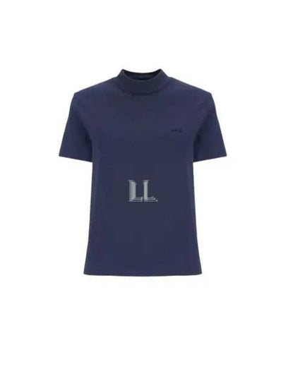 Caroll Logo Print Short Sleeve T-shirt Navy - A.P.C. - BALAAN 2