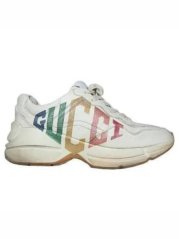 524990 Glitter logo printing rhyton sneakers No 245 - GUCCI - BALAAN 3