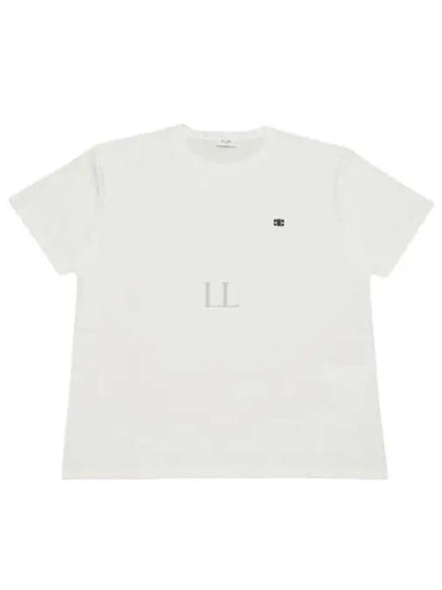 Triomphe Loose Logo Short Sleeve T-Shirt White - CELINE - BALAAN 2