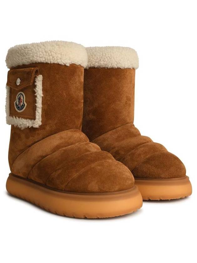 Gaia Pocket Mid Winter Boots Brown - MONCLER - BALAAN 3