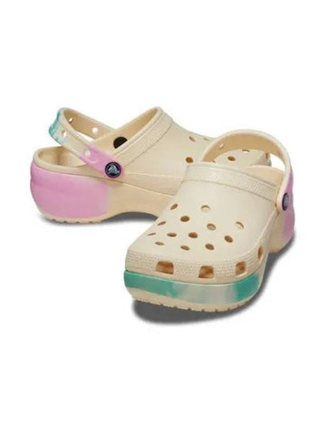 WOMEN S CLASSIC PLATFORM OMBRE CLOG W VAM 23SWCL208278 - CROCS - BALAAN 1