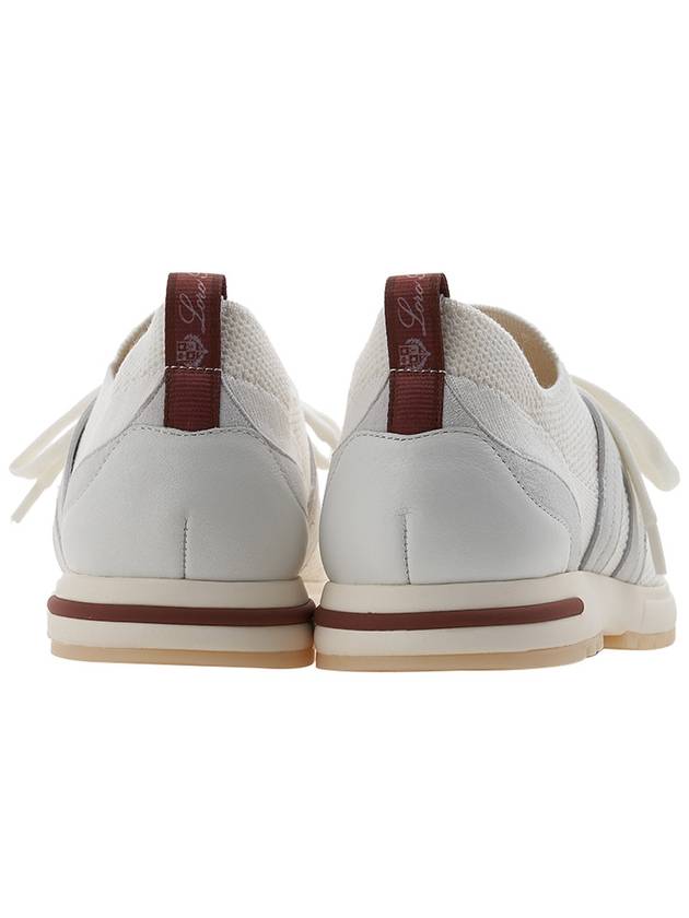 Women's 360 LP Flexy Walk Wool Low Top Sneakers White - LORO PIANA - BALAAN 5