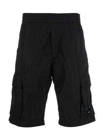 Lens Wappen Cargo Pants Black - CP COMPANY - BALAAN 1