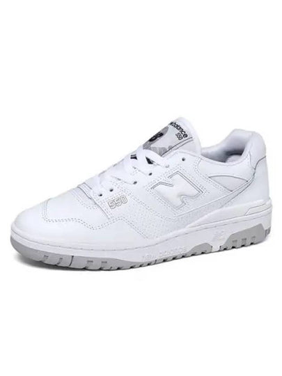 550 Logo Low Top Sneakers Grey White - NEW BALANCE - BALAAN 2