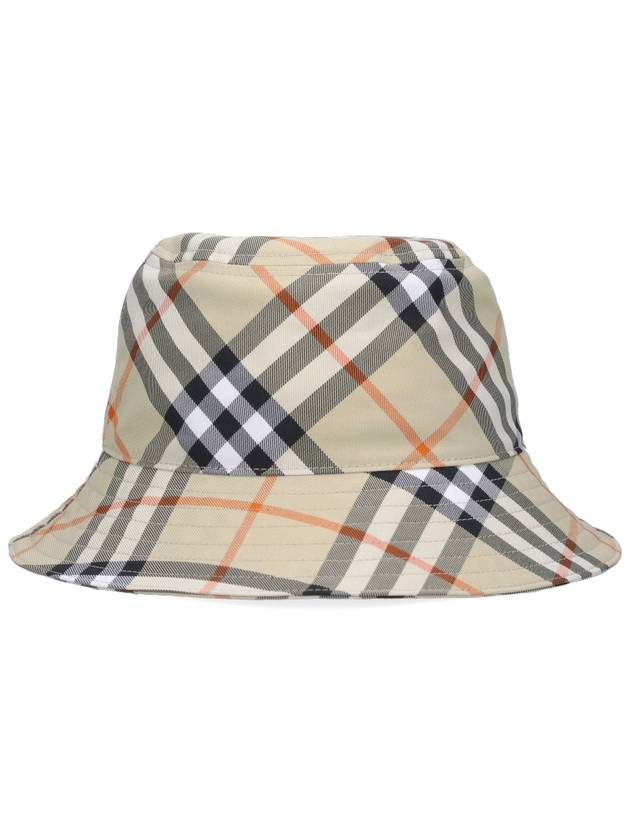 EKD Appliquéd Check Bucket Hat Beige - BURBERRY - BALAAN 2