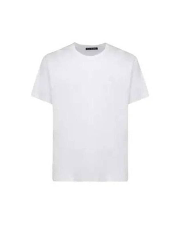 Studios Men's Nash Face Crewneck Short Sleeve T-Shirt White - ACNE STUDIOS - BALAAN 2