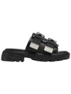 Flash Padded Nylon Slippers Black - BOTTEGA VENETA - BALAAN.