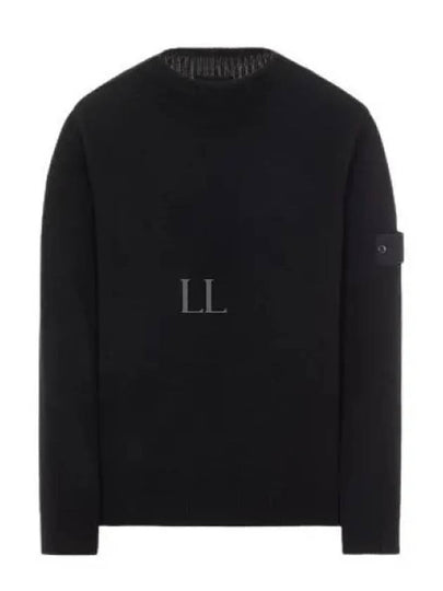 Ghost Piece Cashmere Knit Top Black - STONE ISLAND - BALAAN 2