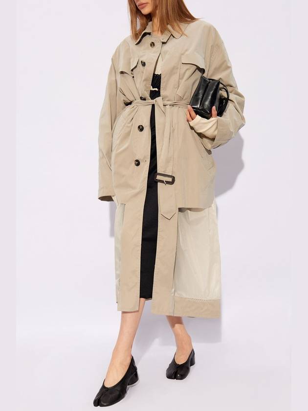 Belted Reversible Trench Coat Sand - MAISON MARGIELA - BALAAN 3